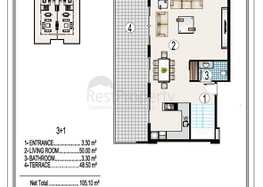 على البحر مباشرة - مجمع سكني فاخر قيد الانشاء -في مهموتلار / الانيا 