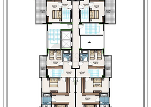 على البحر مباشرة - مجمع سكني فاخر قيد الانشاء -في مهموتلار / الانيا 
