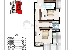 على البحر مباشرة - مجمع سكني فاخر قيد الانشاء -في مهموتلار / الانيا 