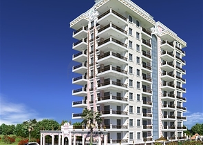 على البحر مباشرة - مجمع سكني فاخر قيد الانشاء -في مهموتلار / الانيا 