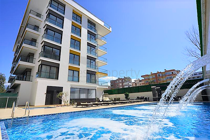 قريبة من البحر - شقة مفروشة من تصميم 1+1 - في منطقة اوبا / الانيا 