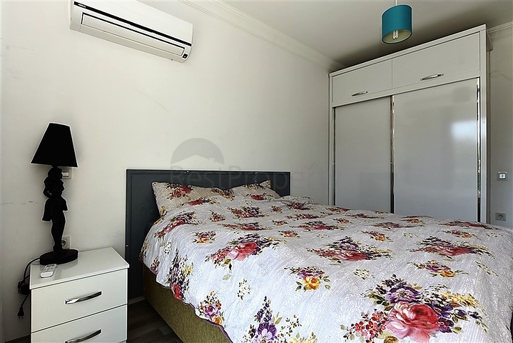 مجمع فاخر - شقة مفروشة من تصميم 1+2 غرفتين وصالة - مهموتلار / الانيا 