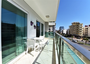 مجمع فاخر - شقة مفروشة من تصميم 1+2 غرفتين وصالة - مهموتلار / الانيا 