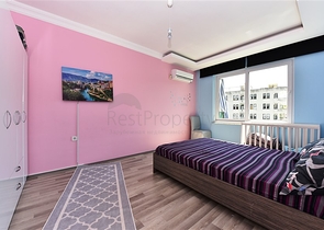 مجمع فاخر - شقة مفروشة من تصميم 1+2 غرفتين وصالة - مهموتلار / الانيا 