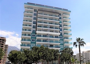 مجمع فاخر - شقة مفروشة من تصميم 1+2 غرفتين وصالة - مهموتلار / الانيا 