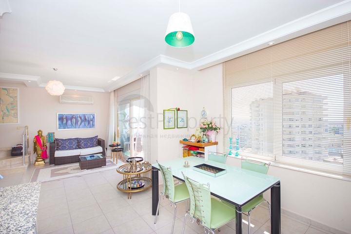 اطلالة بحر - دوبلكس مفروشة - 2 غرفة وصالة -منطقة جيكجلي / الانيا 