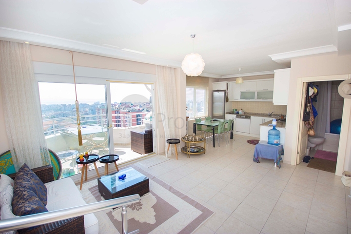 اطلالة بحر - دوبلكس مفروشة - 2 غرفة وصالة -منطقة جيكجلي / الانيا 