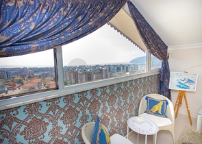 اطلالة بحر - دوبلكس مفروشة - 2 غرفة وصالة -منطقة جيكجلي / الانيا 