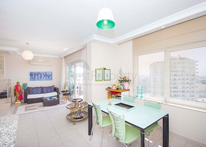 اطلالة بحر - دوبلكس مفروشة - 2 غرفة وصالة -منطقة جيكجلي / الانيا 