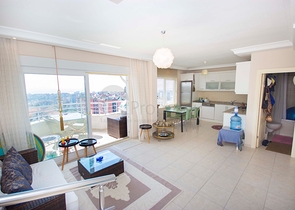 اطلالة بحر - دوبلكس مفروشة - 2 غرفة وصالة -منطقة جيكجلي / الانيا 