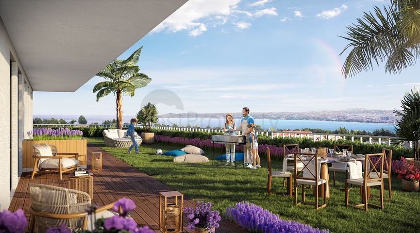 اطلالة بحرية - مرونة بالدفعات - مجمع قيد الانشاء في اسطنبول 