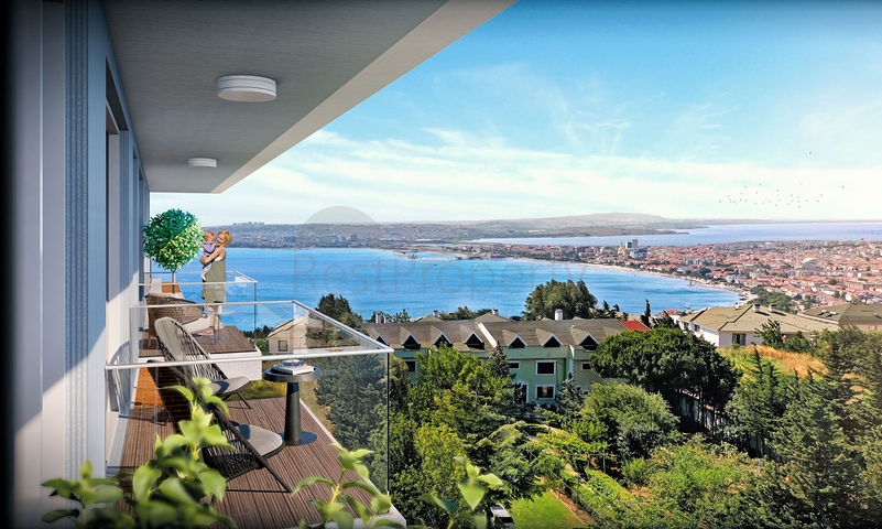 اطلالة بحرية - مرونة بالدفعات - مجمع قيد الانشاء في اسطنبول 