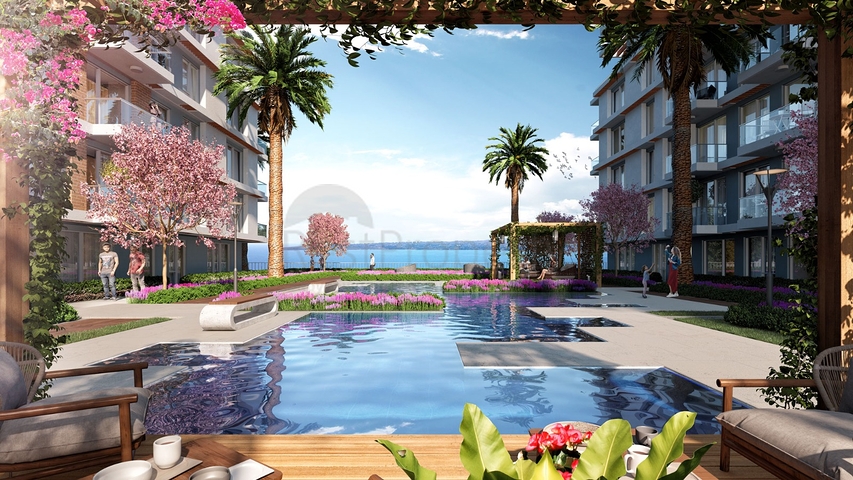 اطلالة بحرية - مرونة بالدفعات - مجمع قيد الانشاء في اسطنبول 