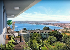 اطلالة بحرية - مرونة بالدفعات - مجمع قيد الانشاء في اسطنبول 