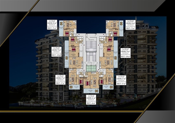 مشروع استثماري - مجمع بخدمات خمس نجوم -  قيد الانشاء -في مهموتلار / الانيا 