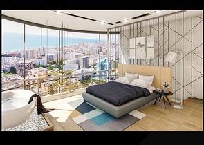 مشروع استثماري - مجمع بخدمات خمس نجوم -  قيد الانشاء -في مهموتلار / الانيا 