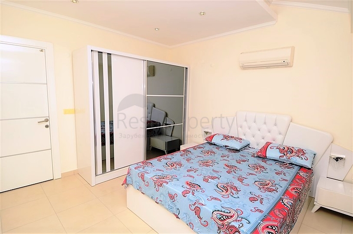 اطلالة بحر - دوبلكس مفروشة ضمن مجمع يضم كافة الخدمات -افسلار / الانيا 