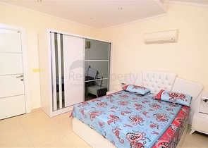 اطلالة بحر - دوبلكس مفروشة ضمن مجمع يضم كافة الخدمات -افسلار / الانيا 