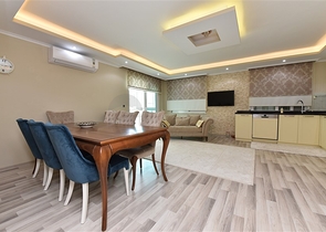 دوبلكس فاخر - تصميم 3 غرف وصالة - قريبة من مطار غازي باشا / الانيا 