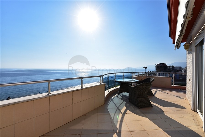 ضمن اول صف على البحر - دوبلكس 3 غرف نوم وصالة - مهموتلار / الانيا 