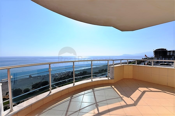 ضمن اول صف على البحر - دوبلكس 3 غرف نوم وصالة - مهموتلار / الانيا 