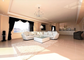 ضمن اول صف على البحر - دوبلكس 3 غرف نوم وصالة - مهموتلار / الانيا 