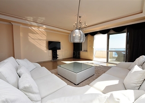 ضمن اول صف على البحر - دوبلكس 3 غرف نوم وصالة - مهموتلار / الانيا 