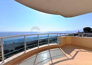 ضمن اول صف على البحر - دوبلكس 3 غرف نوم وصالة - مهموتلار / الانيا 