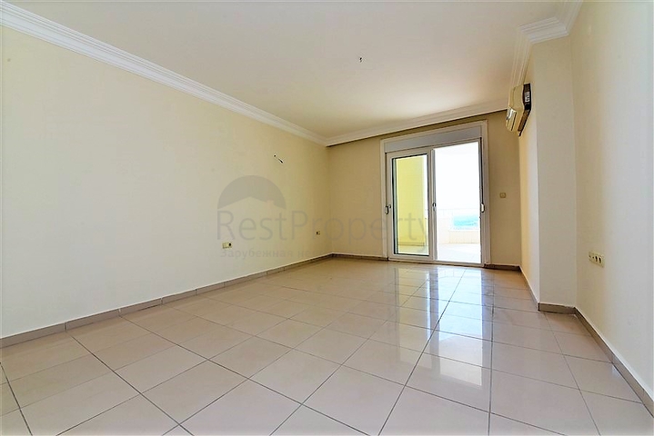 طابق مرتفع - شقة عائلية واسعة - ضمن مجمع مخدم جيدا- في مهموتلار / الانيا 