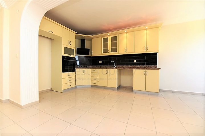 طابق مرتفع - شقة عائلية واسعة - ضمن مجمع مخدم جيدا- في مهموتلار / الانيا 