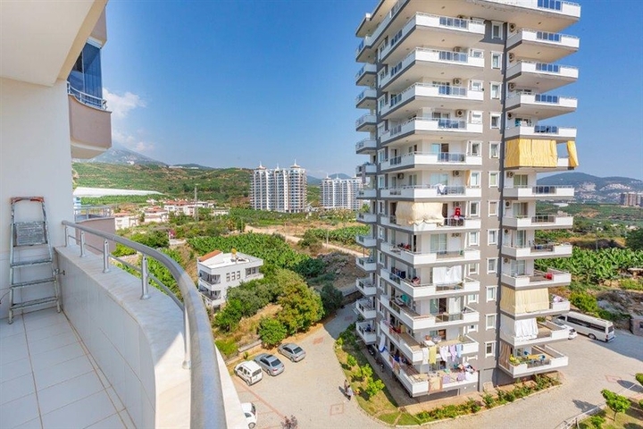 طابق مرتفع -اطلالة مفتوحة - شقة عائلية 2 غرفة وصالة - مهموتلار /الانيا 