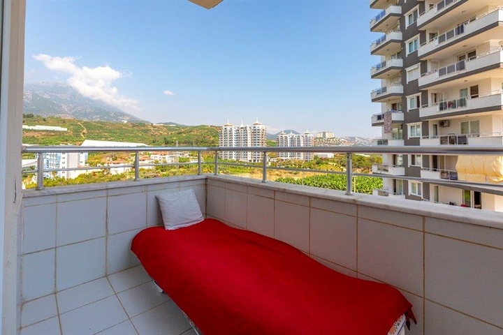 طابق مرتفع -اطلالة مفتوحة - شقة عائلية 2 غرفة وصالة - مهموتلار /الانيا 