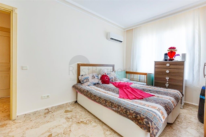 طابق مرتفع -اطلالة مفتوحة - شقة عائلية 2 غرفة وصالة - مهموتلار /الانيا 