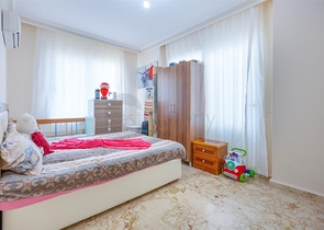 طابق مرتفع -اطلالة مفتوحة - شقة عائلية 2 غرفة وصالة - مهموتلار /الانيا 