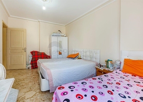 طابق مرتفع -اطلالة مفتوحة - شقة عائلية 2 غرفة وصالة - مهموتلار /الانيا 