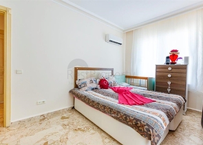 طابق مرتفع -اطلالة مفتوحة - شقة عائلية 2 غرفة وصالة - مهموتلار /الانيا 