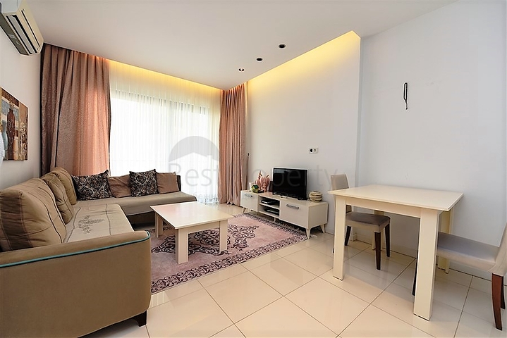 شقة مؤثثة - ضمن مجمع سكني فاخر وقريب من البحر - اوبا / الانيا 