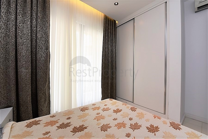 شقة مؤثثة - ضمن مجمع سكني فاخر وقريب من البحر - اوبا / الانيا 