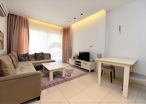 شقة مؤثثة - ضمن مجمع سكني فاخر وقريب من البحر - اوبا / الانيا 