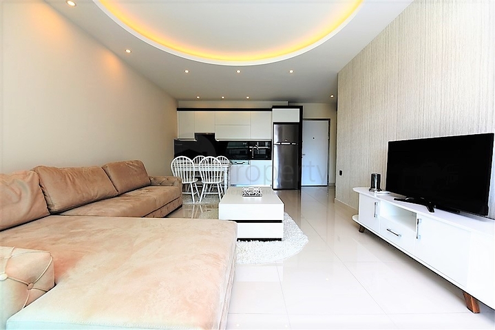 مجمع فاخر - شقة مؤثثة من تصميم 1+1 - في كارجي جاك / الانيا 