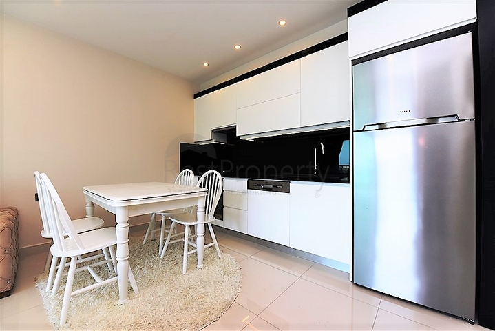 مجمع فاخر - شقة مؤثثة من تصميم 1+1 - في كارجي جاك / الانيا 