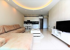 مجمع فاخر - شقة مؤثثة من تصميم 1+1 - في كارجي جاك / الانيا 