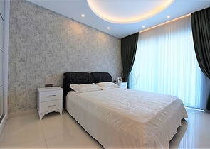 مجمع فاخر - شقة مؤثثة من تصميم 1+1 - في كارجي جاك / الانيا 