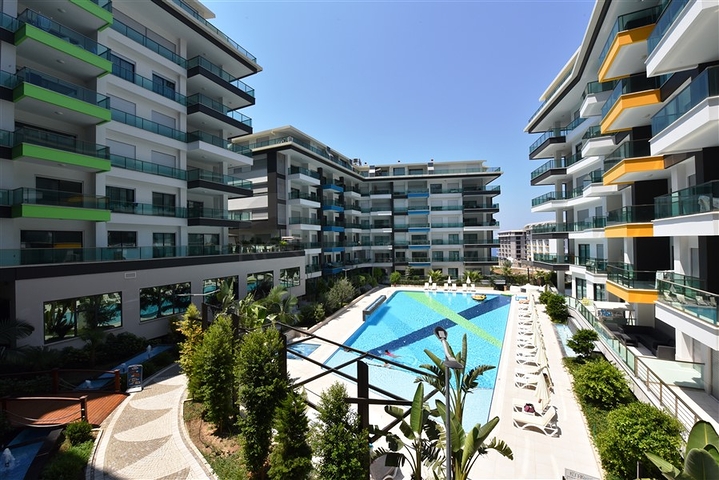 دوبلكس ارضية - تصميم 1+4 - مفروشة - ضمن مجمع فاخر / كارجي جاك / الانيا 