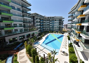 دوبلكس ارضية - تصميم 1+4 - مفروشة - ضمن مجمع فاخر / كارجي جاك / الانيا 