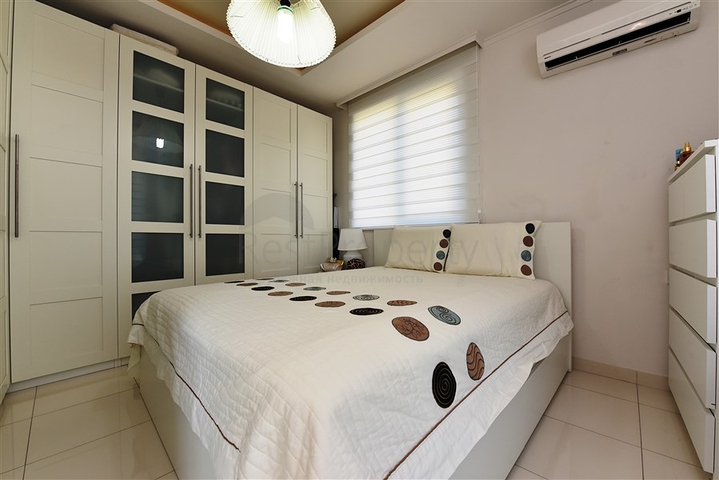 اطلالة بحر مباشرة - شقة فاخرة تصميم 1+1 - ضمن مجمع 5 نجوم / كاستل / الانيا  