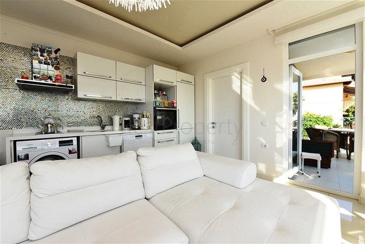 اطلالة بحر مباشرة - شقة فاخرة تصميم 1+1 - ضمن مجمع 5 نجوم / كاستل / الانيا  