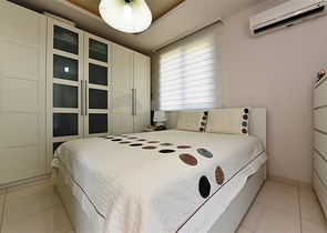 اطلالة بحر مباشرة - شقة فاخرة تصميم 1+1 - ضمن مجمع 5 نجوم / كاستل / الانيا  