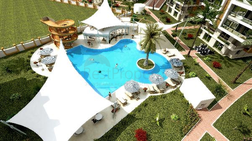 شقة 1 + 1 مفروشة في مجمع في المولا يوسف كونيالتي