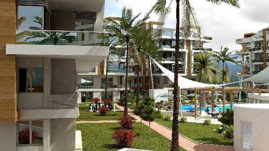 شقة 1 + 1 مفروشة في مجمع في المولا يوسف كونيالتي